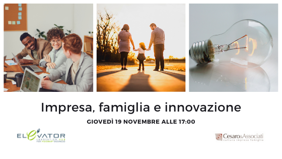 Impresa, famiglia e innovazione 